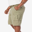 12" Side Elastic Cargo Short with Twill Belt image number null