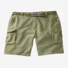 12" Side Elastic Cargo Short with Twill Belt image number null