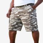 12" Side Elastic Cargo Short with Twill Belt image number 0