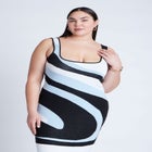Intarsia Column Dress image number 2