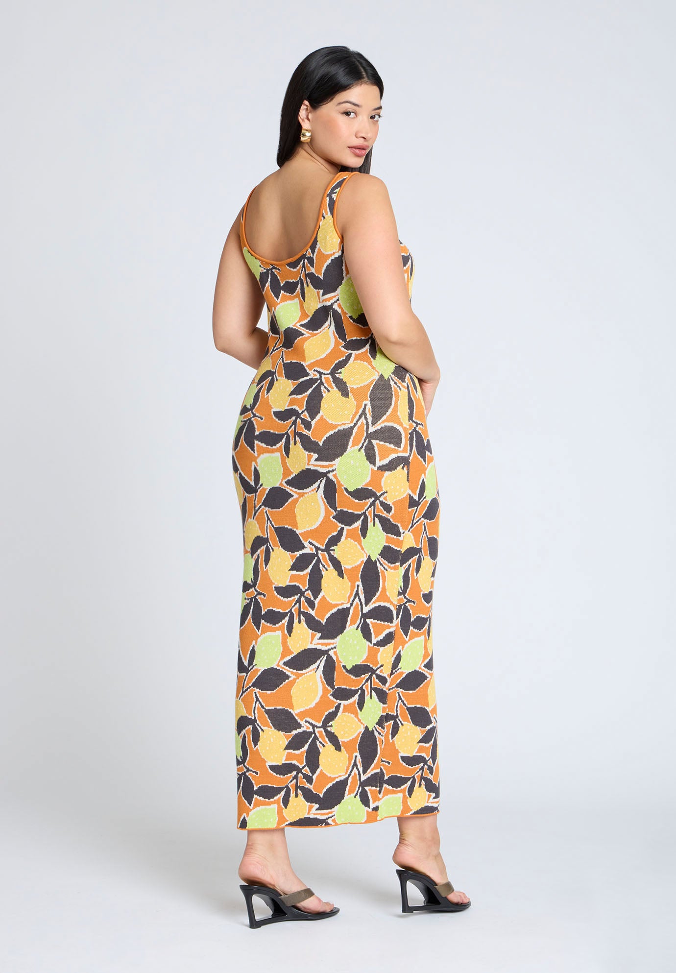 Intarsia Column Dress image number 1