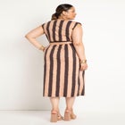 Belted Midi Dress image number null
