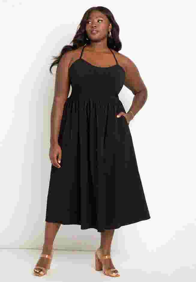 Full Skirted Midi Dress image number 0
