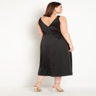 Midi Dress With Ruched Neckline image number null