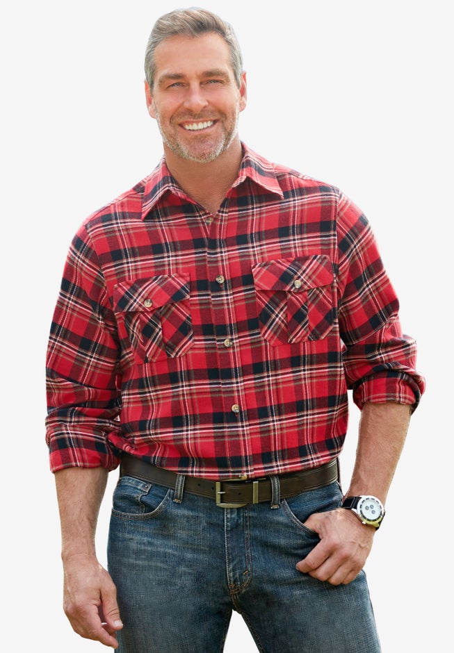 Signature Plaid Flannel Shirt image number 6