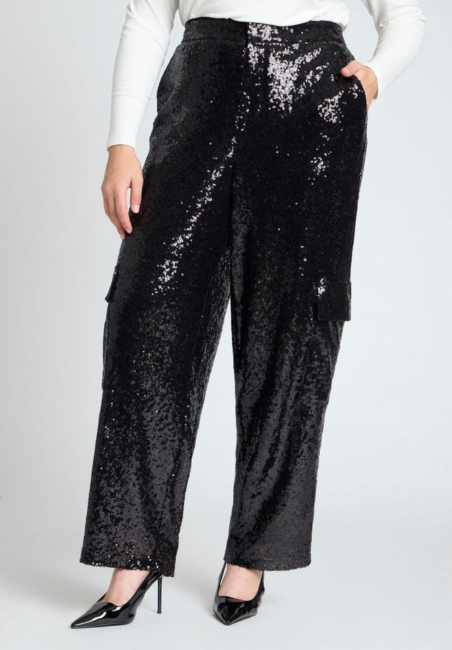 Sequin Cargo Pant image number 1