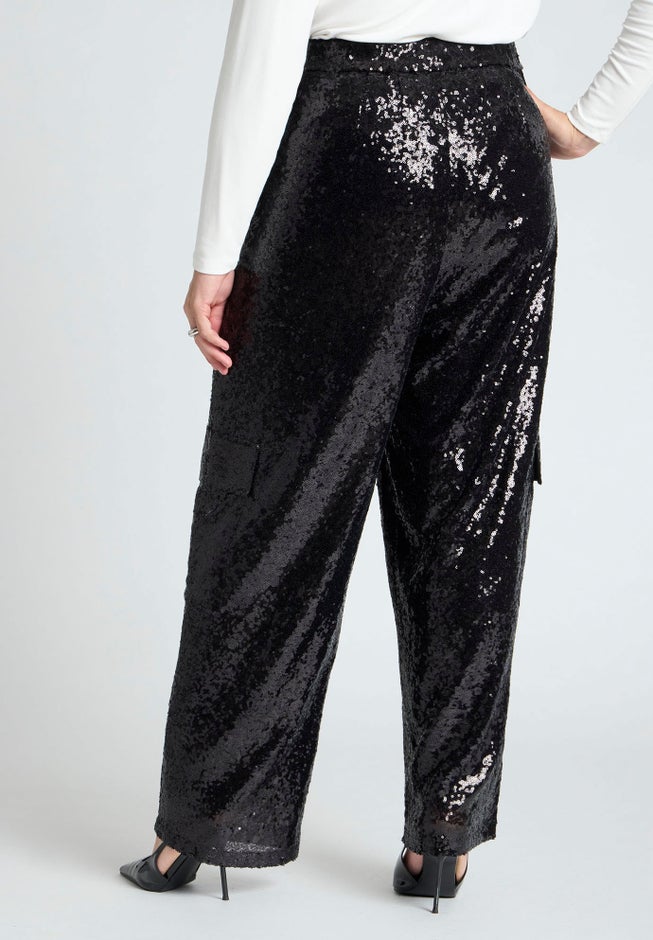 Sequin Cargo Pant image number 2
