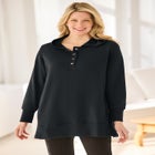 Snap Hoodie Pocket Sweatshirt image number null