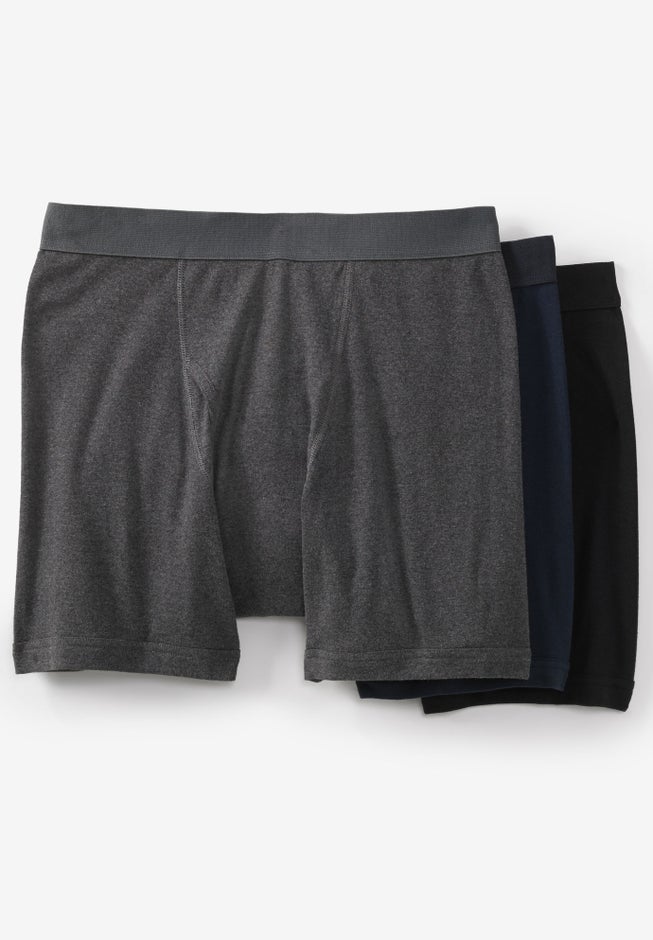 Cotton Mid-Length Briefs 3-Pack image number 0