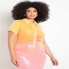 Ombre Sequin Midi Dress image number null