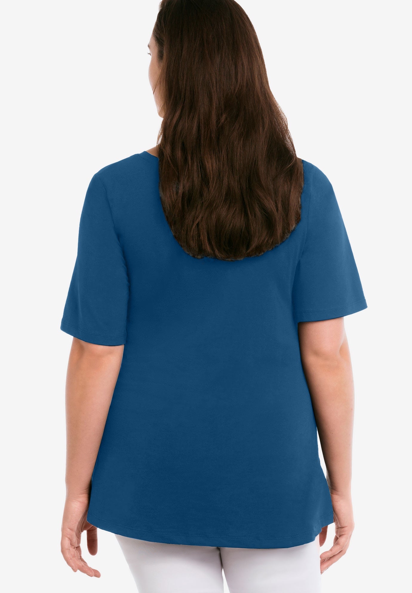 V-neck A-line Tunic image number 1