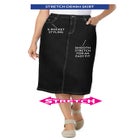 Stretch Denim Five-Pocket Jeans Skirt image number null
