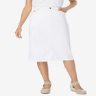 Stretch Denim Five-Pocket Jeans Skirt image number null