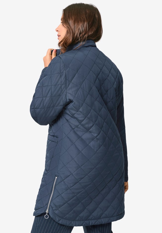 Quilted Zip Jacket image number null