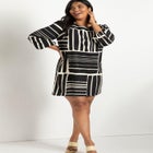 Puff Sleeve Easy Tee Dress image number null