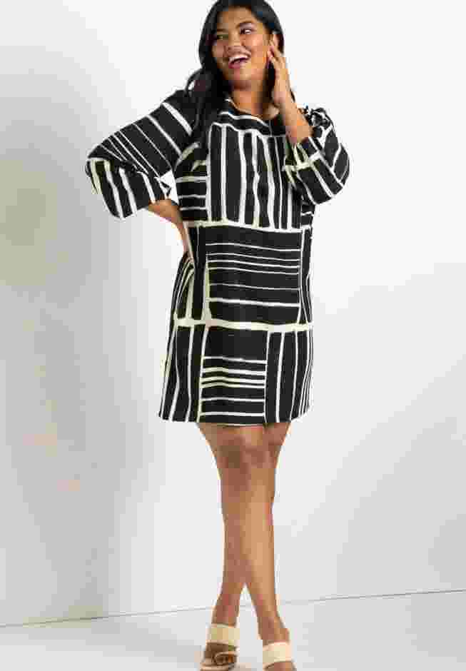 Puff Sleeve Easy Tee Dress image number 0
