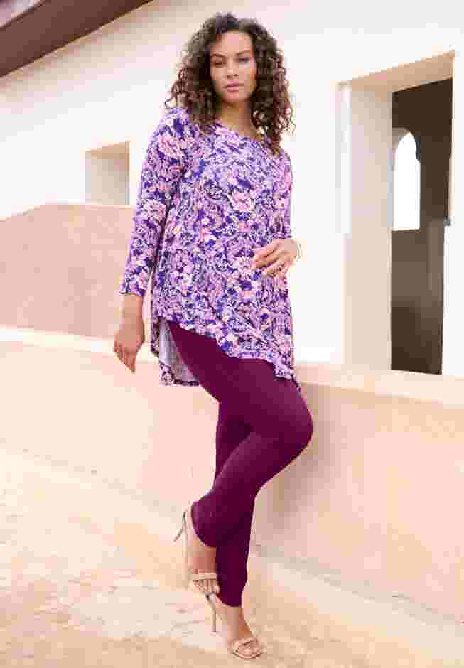 Boatneck Swing Ultra Drape Tunic image number 1