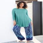 Plus Size Boatneck Swing Ultra Drape Tunic Top image number 0