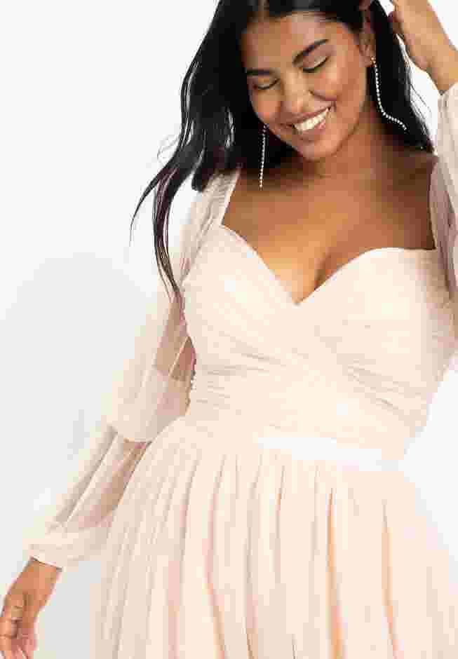 Tiered Puff Sleeve Dress image number 1