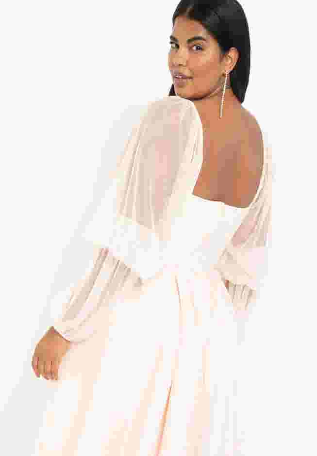 Tiered Puff Sleeve Dress image number 2