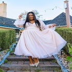 Tiered Puff Sleeve Dress image number null