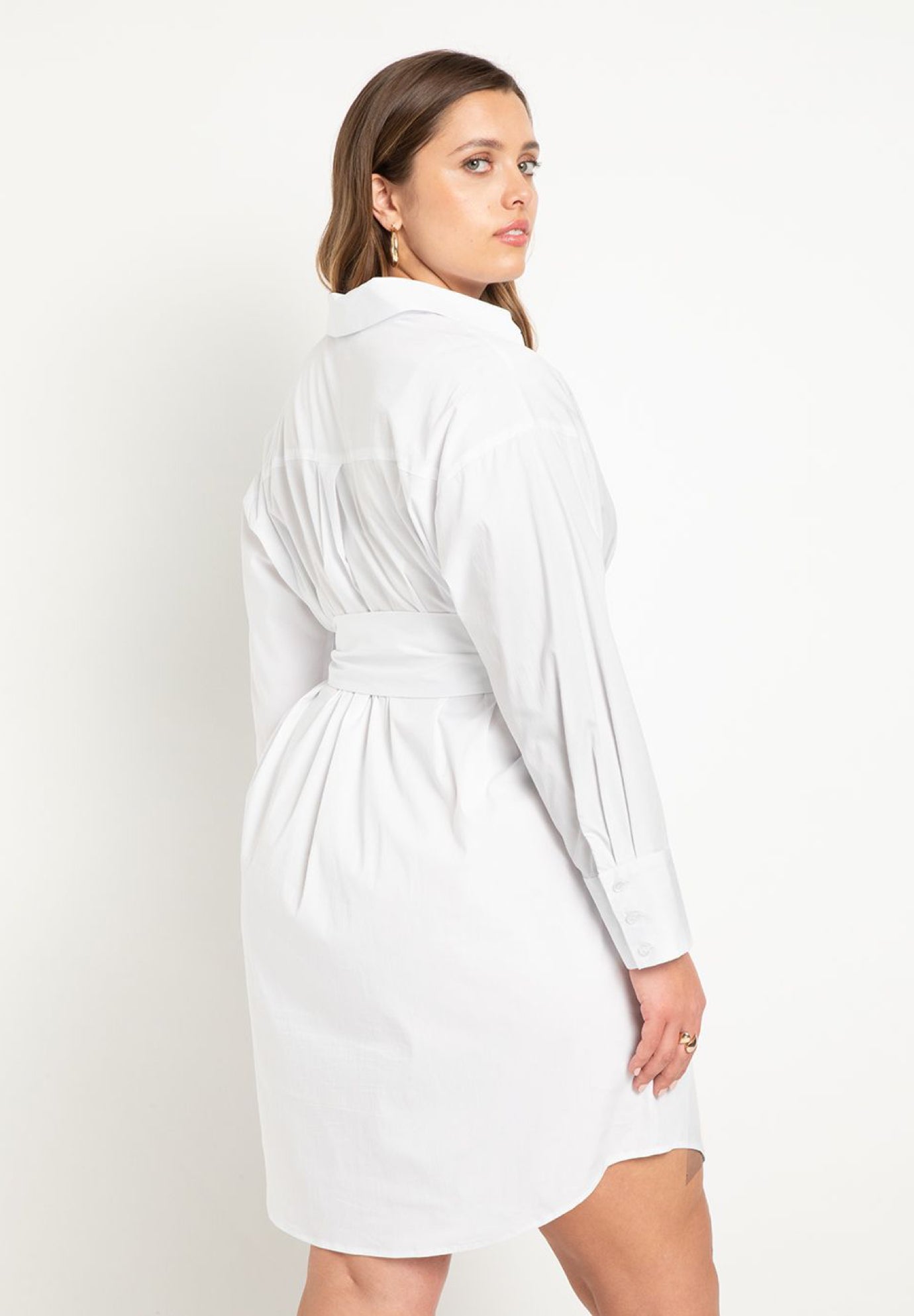 Relaxed Shirtdress with Belt image number 2