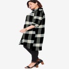Plaid Button Front Ultra Tunic image number null