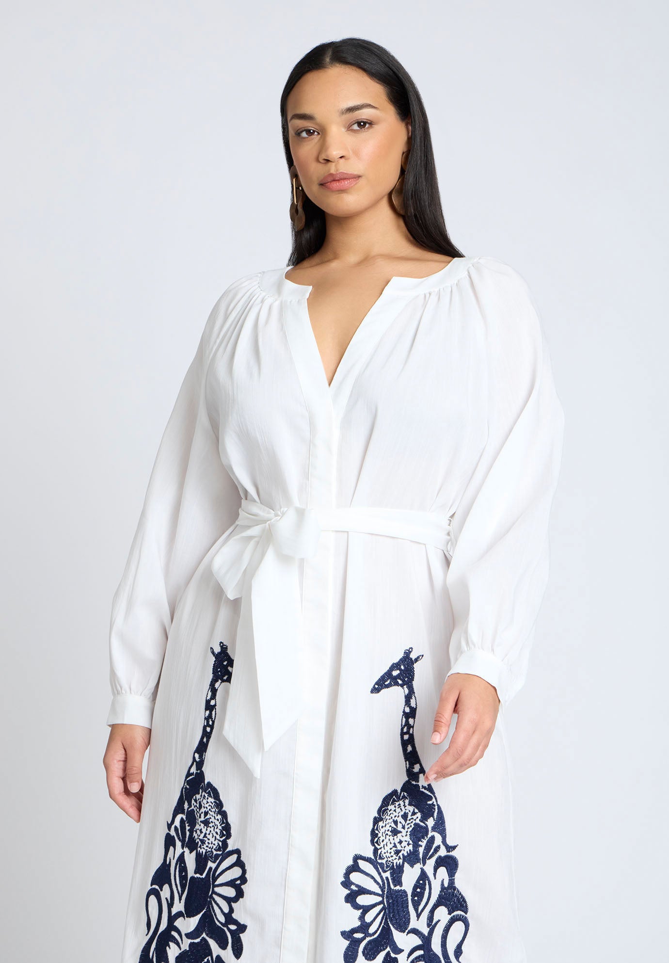 Relaxed Dress With Applique image number 2