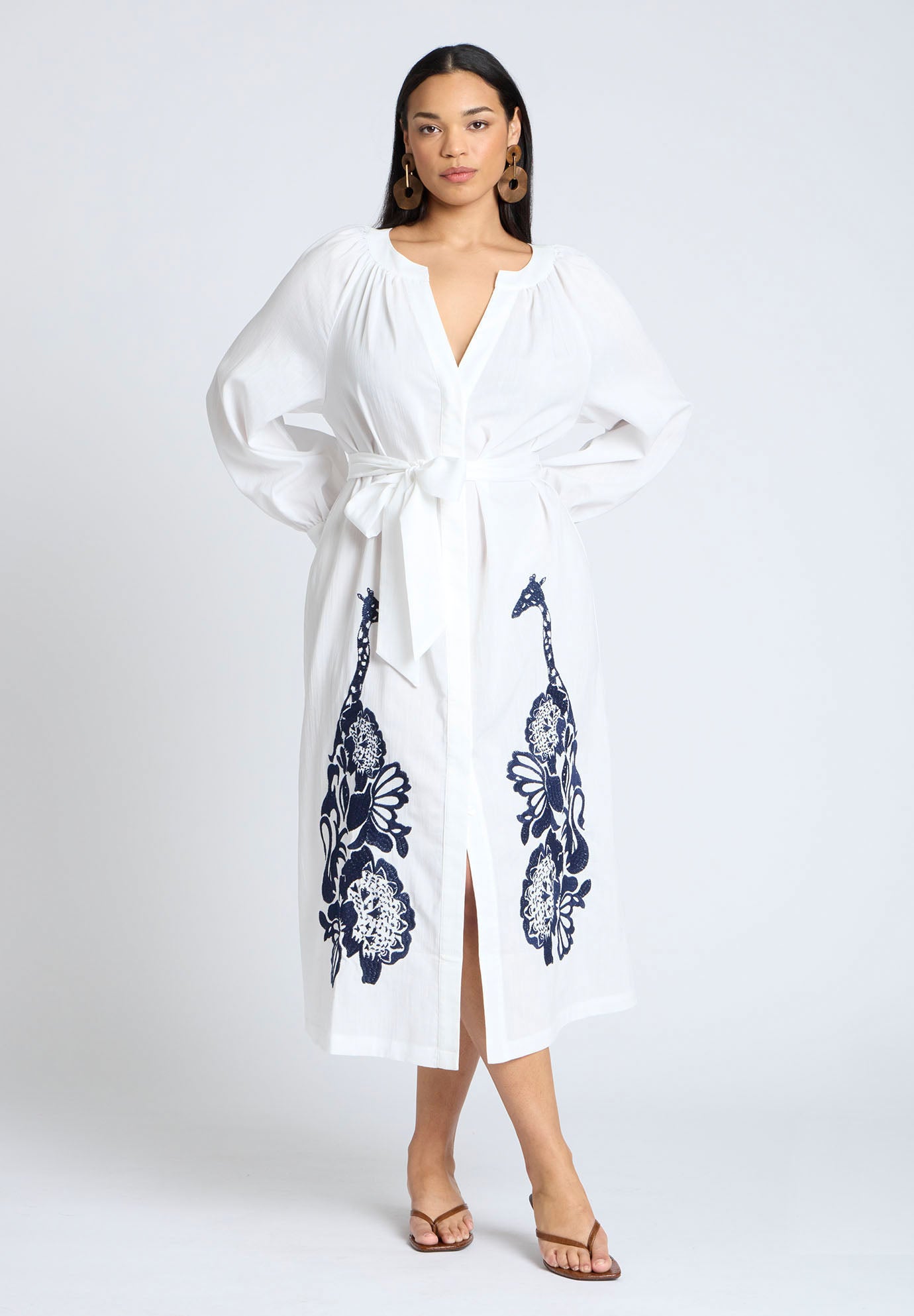 Relaxed Dress With Applique image number 0