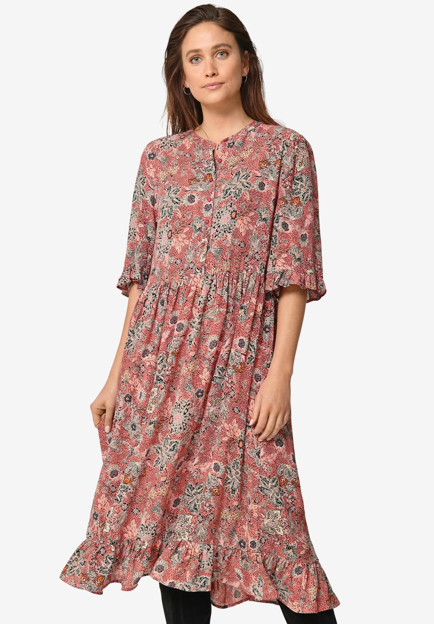 Ruffled Empire Dress image number 0