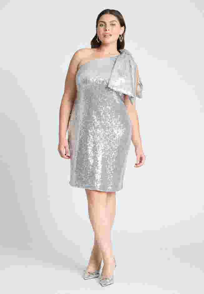 Bow Shoulder Sequin Mini image number 1