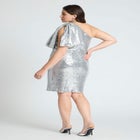 Bow Shoulder Sequin Mini image number null