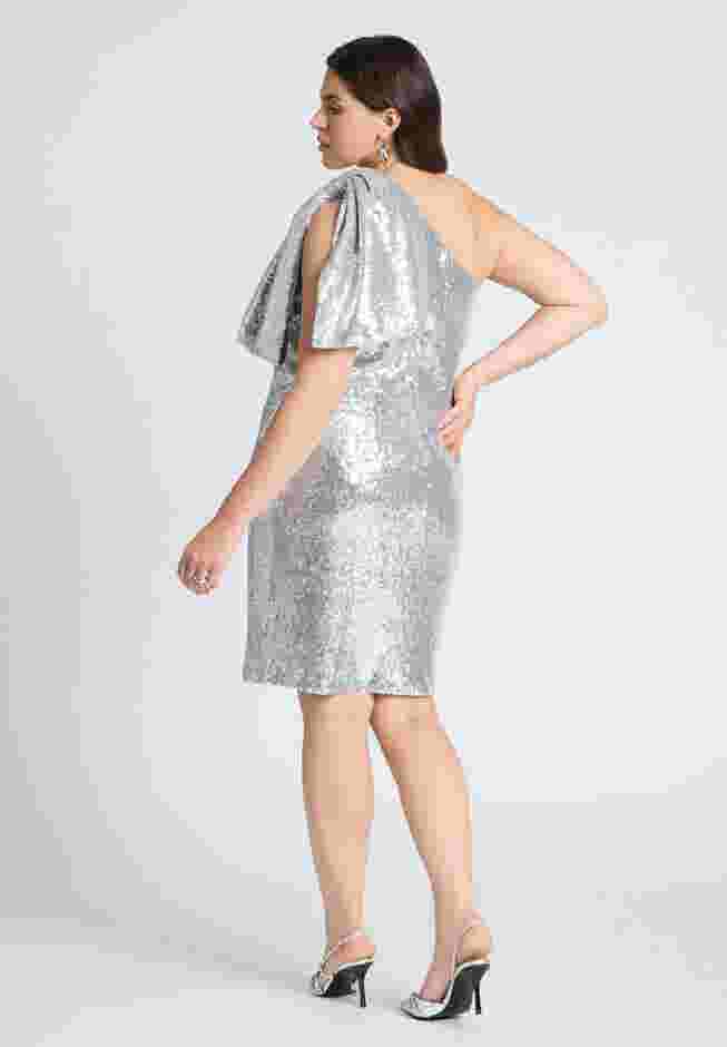 Bow Shoulder Sequin Mini image number 2