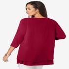 Double-Layer High-Low Tunic image number 2