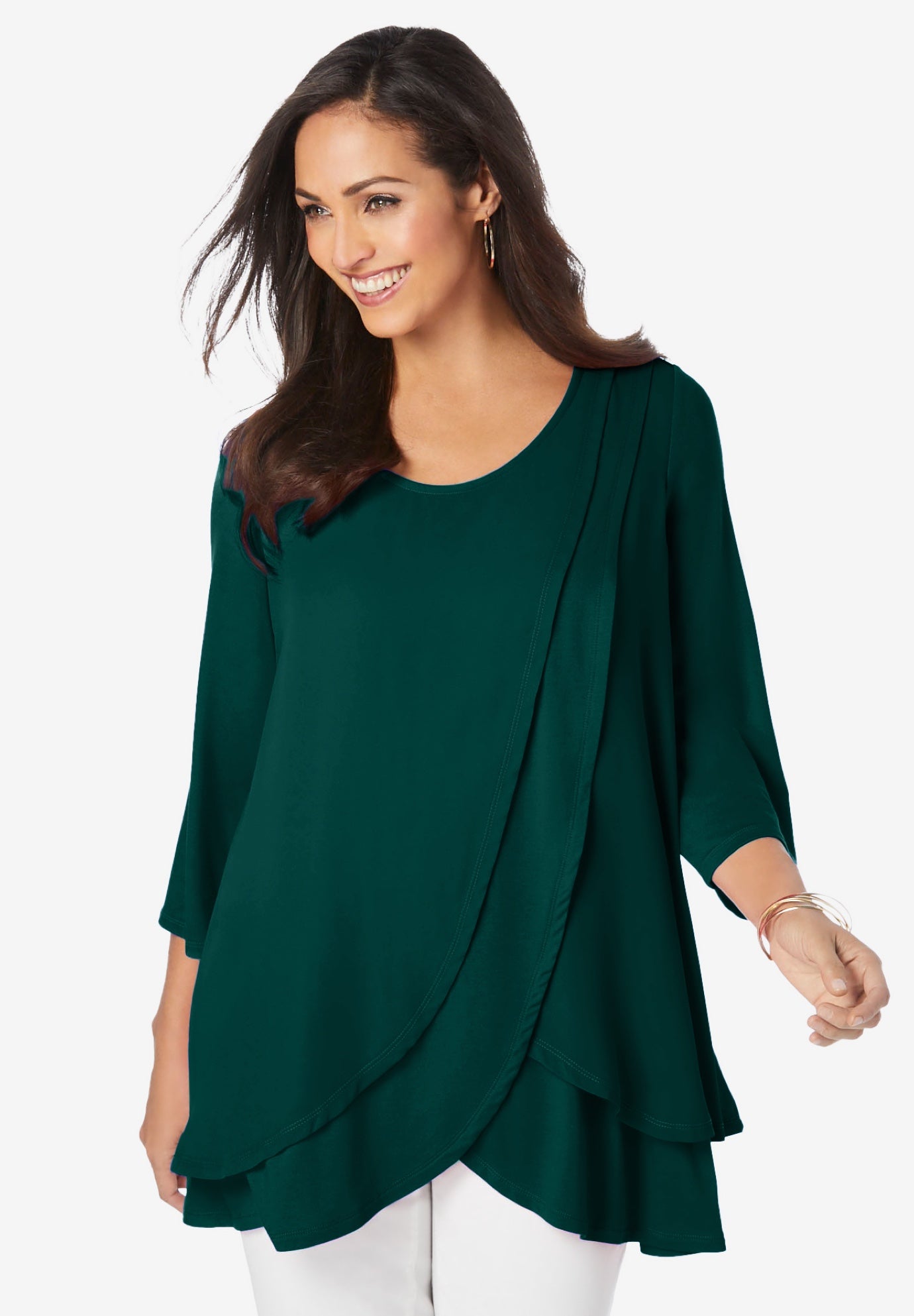 Double-Layer High-Low Tunic image number 0