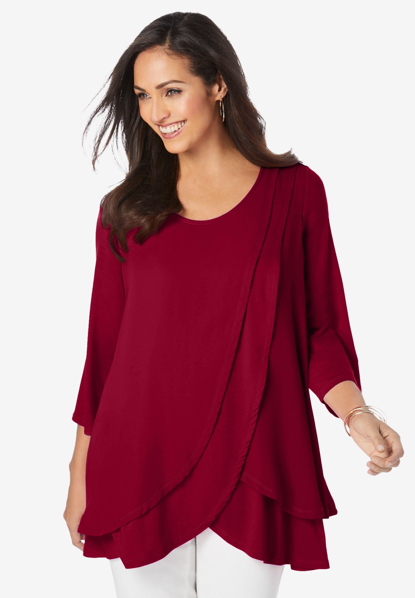 Double-Layer High-Low Tunic image number 0