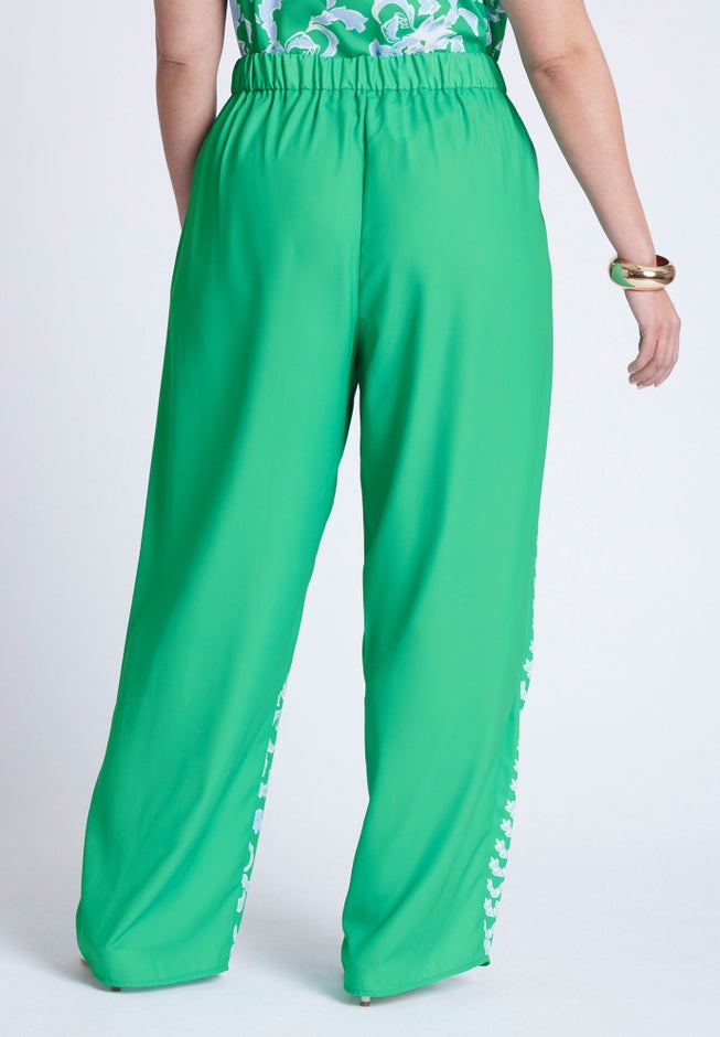 Placed Print Pull On Pant image number 3