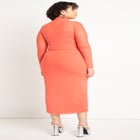 Sheer Dress With Wrap Detail image number null