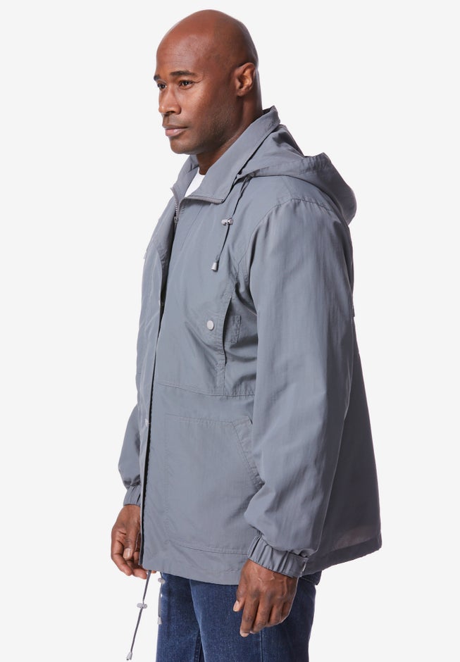 Fleece-lined Taslon® Anorak image number 2