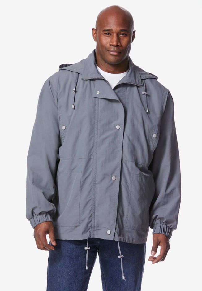 Fleece-lined Taslon® Anorak image number 3