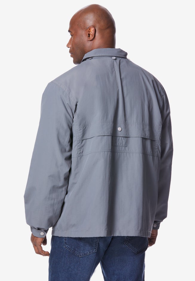 Fleece-lined Taslon® Anorak image number 4