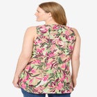 Sleeveless Pintuck Gauze Shirt image number null