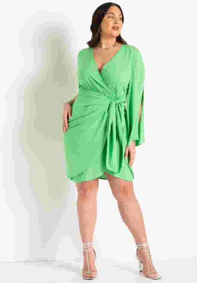 Tie Waist Wrap Dress image number 0