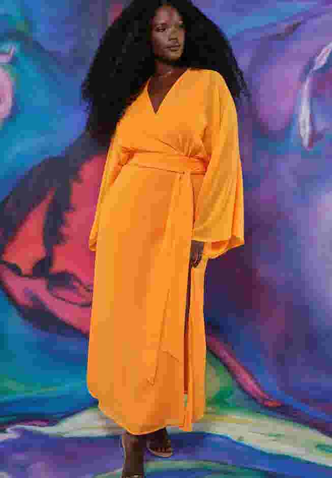 Surplice Bodice Maxi Dress image number 5