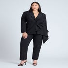 Mixed Media Blazer image number null