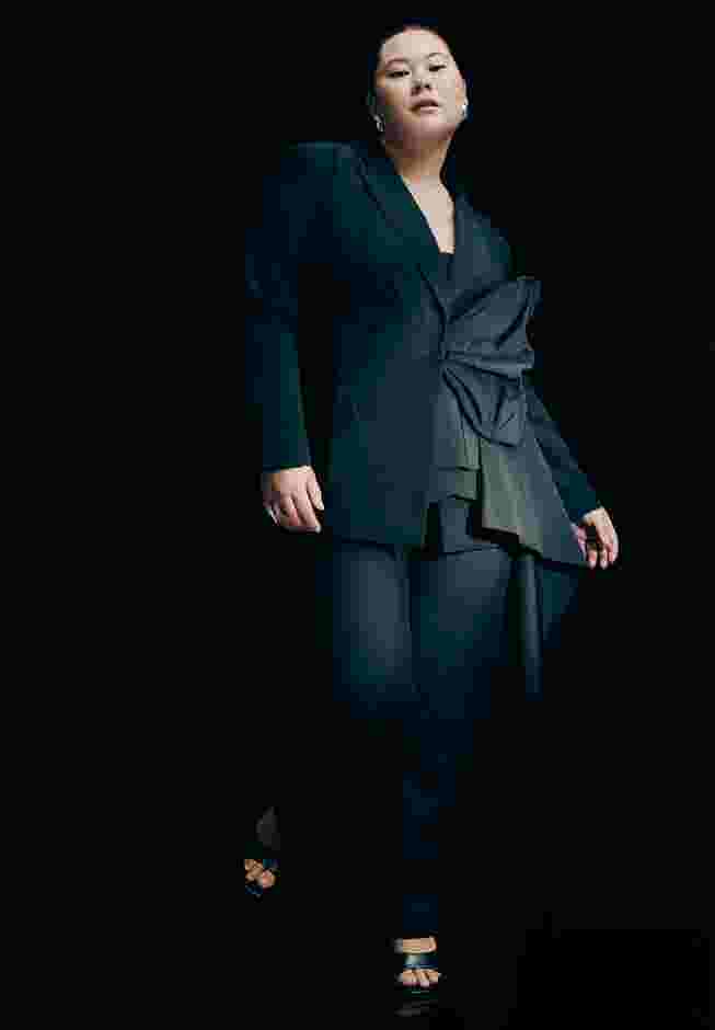 Mixed Media Blazer image number 5