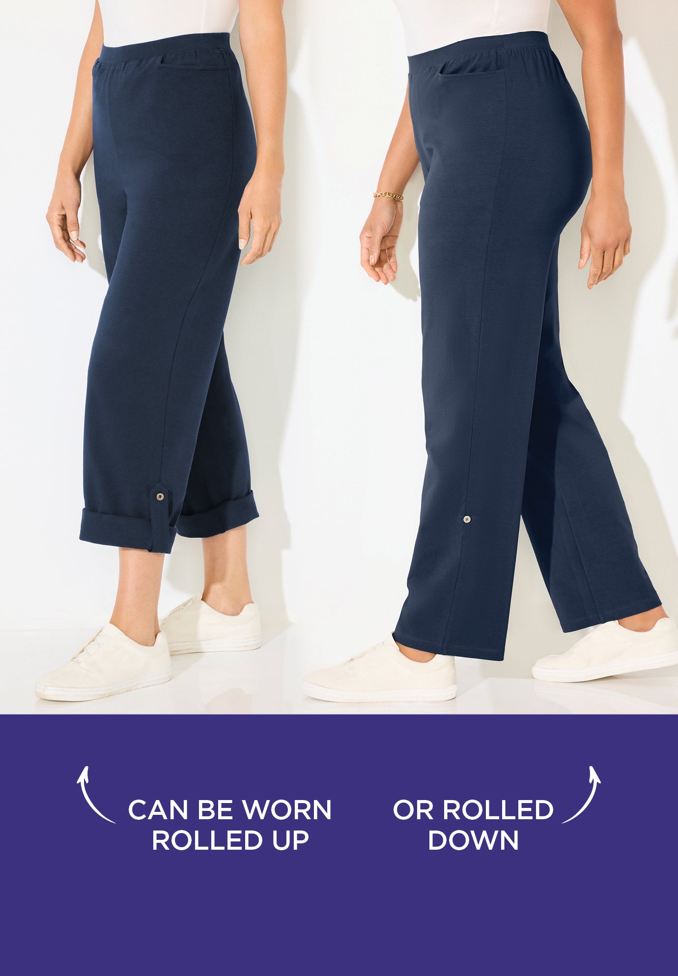 Suprema&reg; Studio Roll Tab Pant image number 0