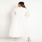 Textured Maxi With Ruched Neckline image number null