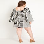 Flare Sleeve Mini Dress image number null