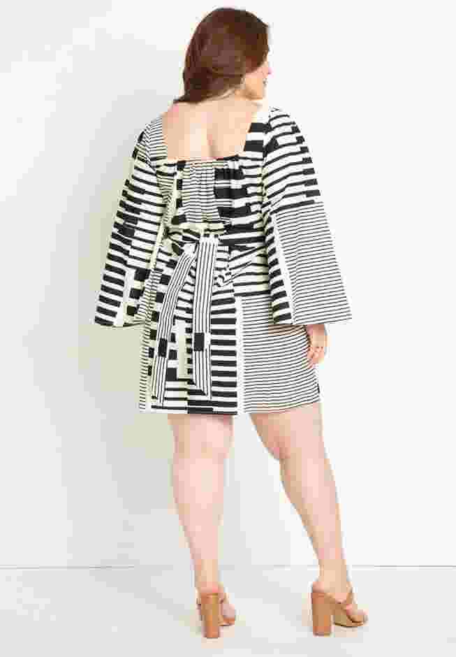 Flare Sleeve Mini Dress image number 3